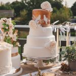 Rich Beauty Inspire Feather Wedding Cake