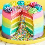 Rainbow Ferries Tale Inspired Birthday Cake for Kids